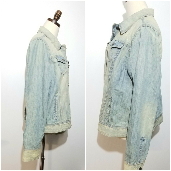 Vintage Wrangler Women's Washed Denim Jean Jacket, 100% Cotton, size XXL - Picture 2 of 11